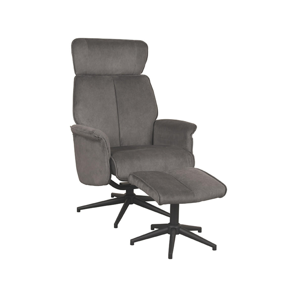 Label51 Sessel Anthrazit 77x109x79 cm
