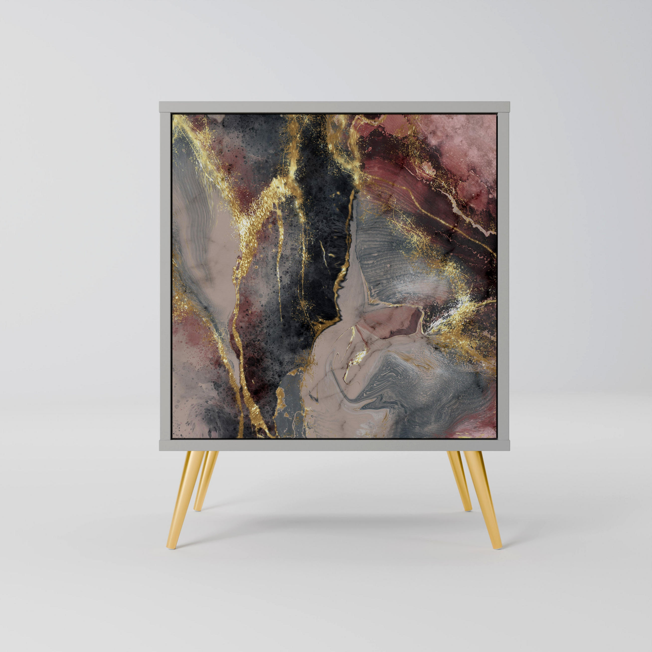 SpaceRebels Sideboard Grau 57.5x75.5x42 cm