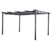 PERGOLA Cassis Grau 405/298.5/227 cm - Grau, Textil (298.5/227/405cm) - Happy Garden