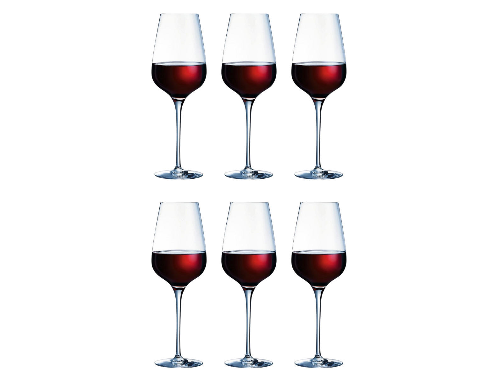 ROTWEINGLAS Rotweingläser Sublym 550 ml - 6 Stück - Transparent, Glas (0.55L)