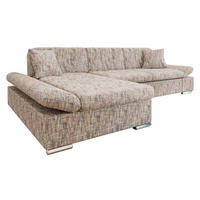 ECKSOFA Malwi Premium, Seite: Links - Cappuccino, Holz/Textil (278/161cm) - MIRJAN24
