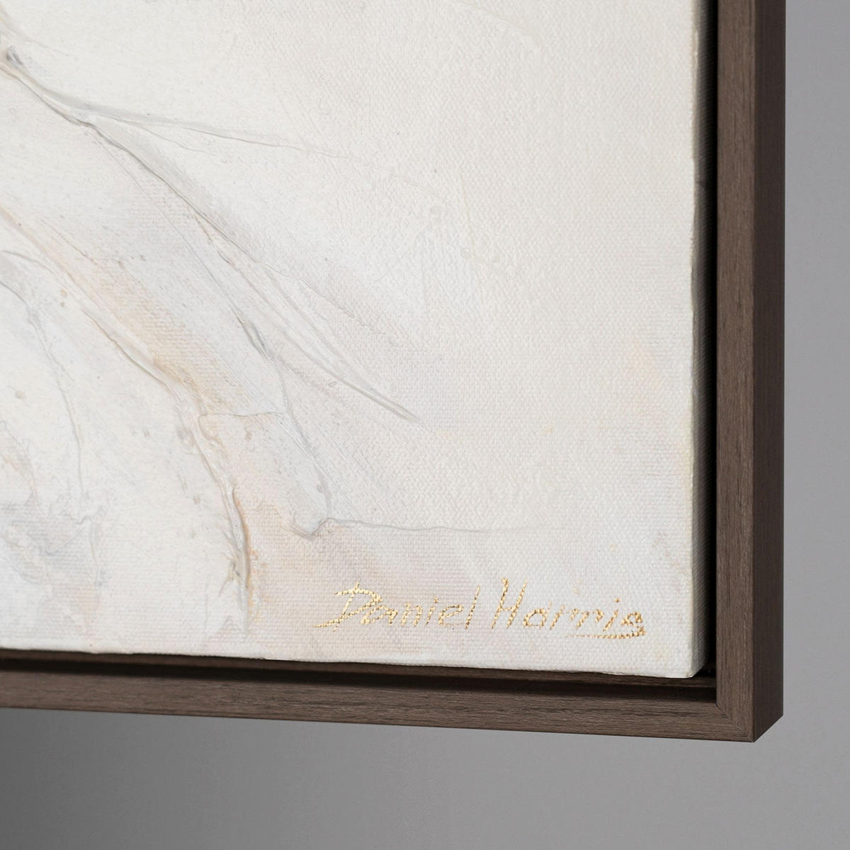 GEMÄLDE Bewegungsenergie Schattenfugenrahmen Grau 100x50 cm - Grau, Holz (100/50cm) - YS-art gallery
