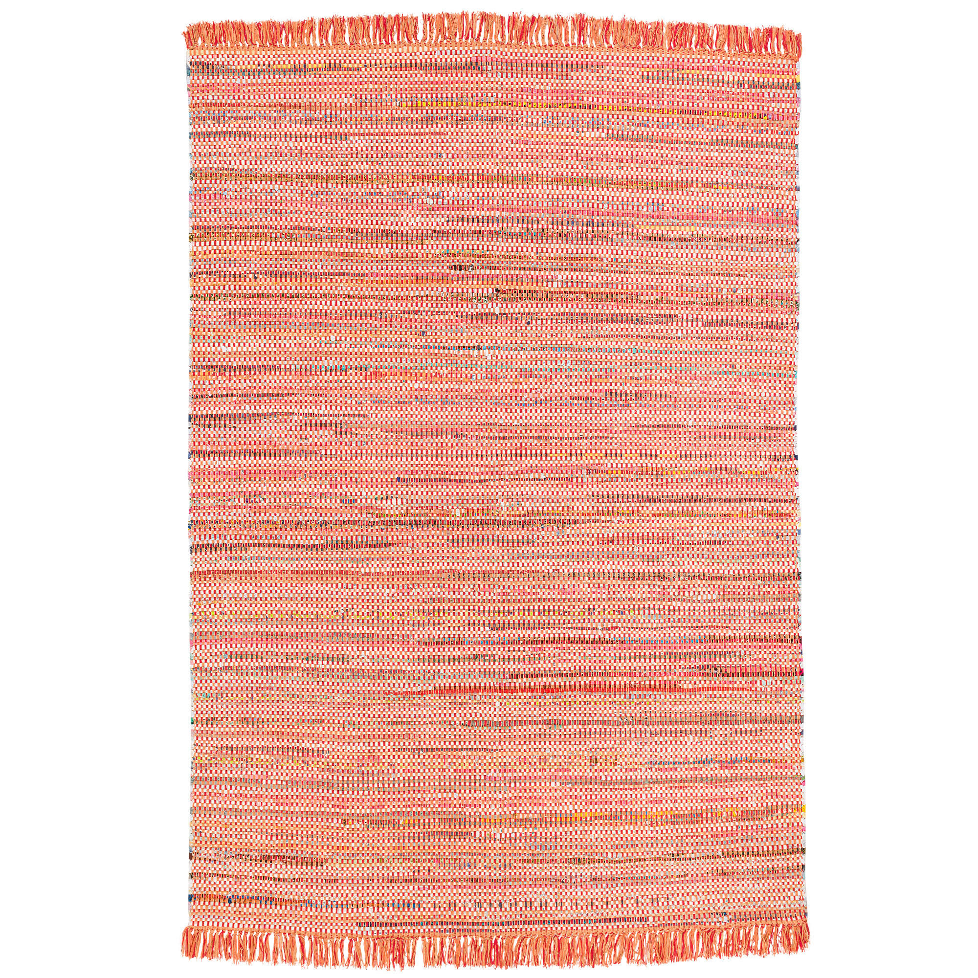 BAUMWOLLE NATUR TEPPICH CAYENNE - Rot, Textil (140/200cm) - Pergamon