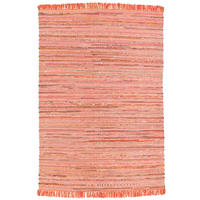 BAUMWOLLE NATUR TEPPICH CAYENNE - Rot, Textil (140/200cm) - Pergamon
