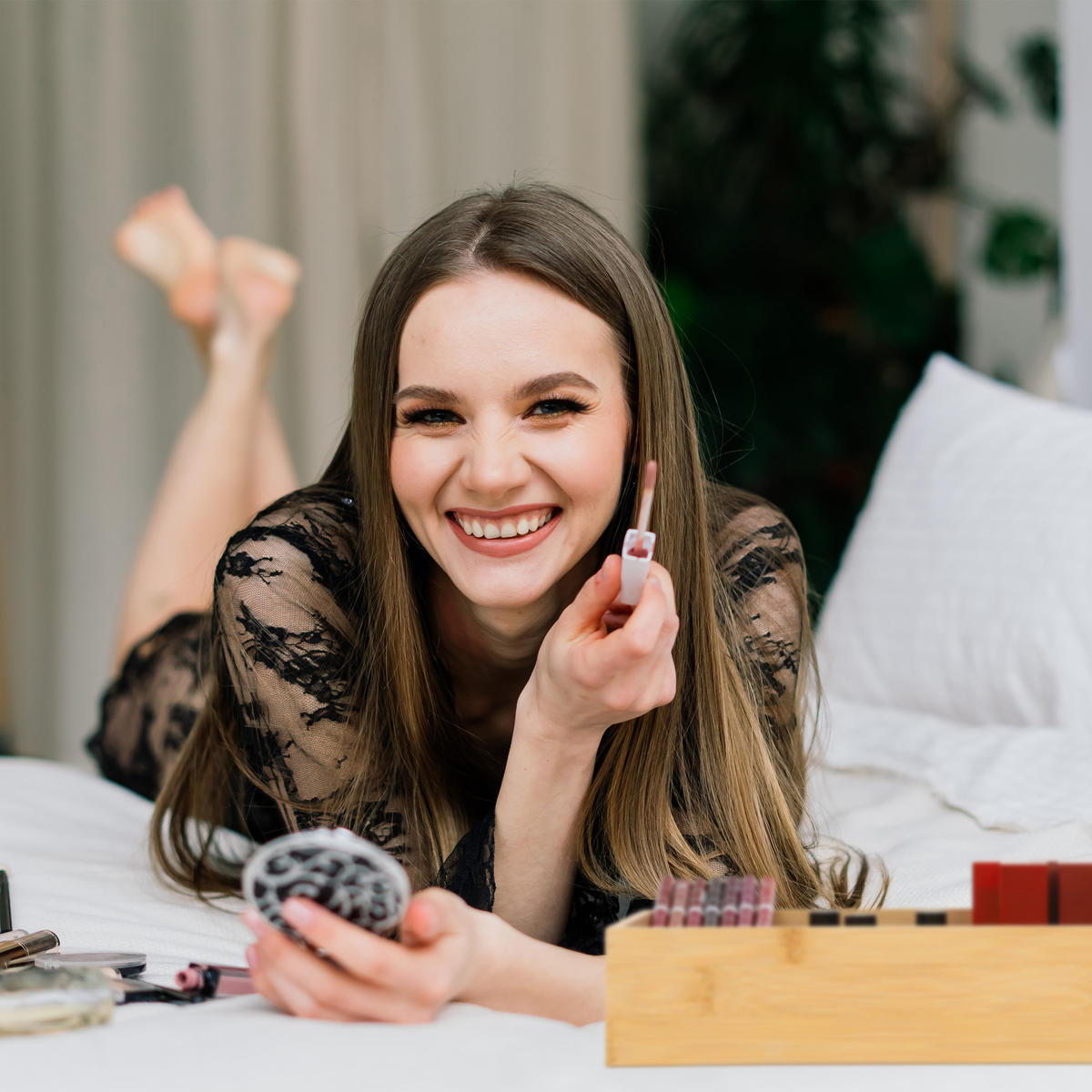 ORDNUNGSBOX - Hellbraun, Holz/Holzwerkstoff (30/6/15cm) - Relaxdays