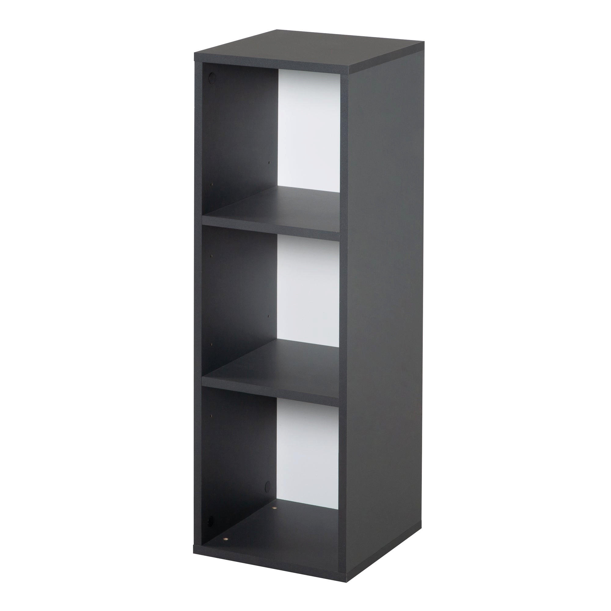 SEITENREGAL anthrazit - Anthrazit, Holzwerkstoff (30.5/90.5/32cm) - Roba