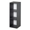 SEITENREGAL anthrazit - Anthrazit, Holzwerkstoff (30.5/90.5/32cm) - Roba