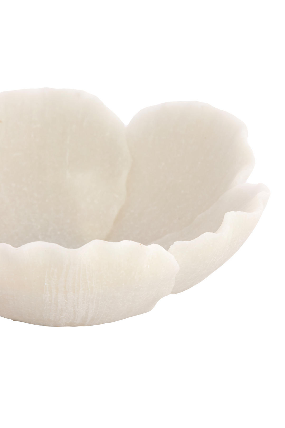 SCHALE Fresia Weiß Ø20,5/7,5 cm - Weiß, Kunststoff (7.5cm) - Light & Living