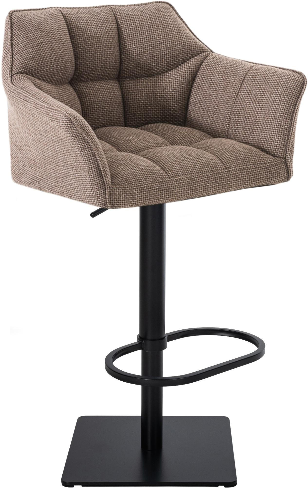 BARHOCKER Damaso 88x64x45 cm terrabraun - Rotbraun, Textil (64/88/45cm) - furnicato