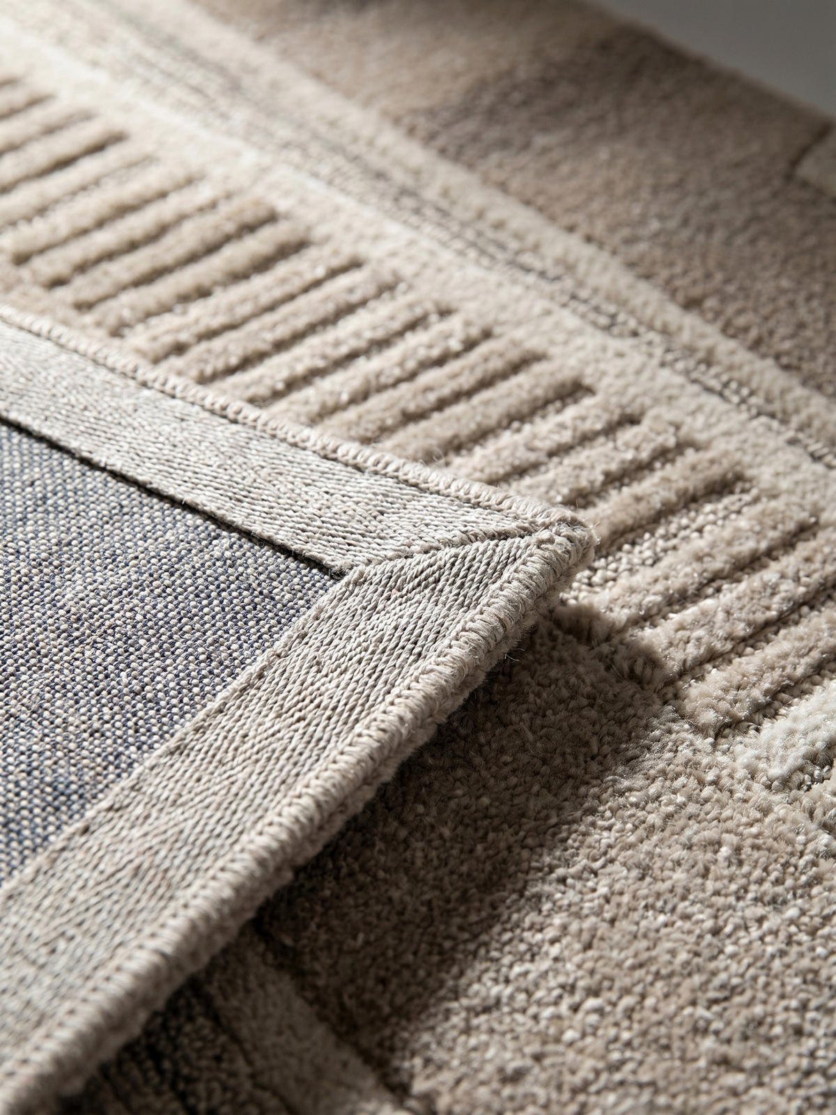 TEPPICH aus Wolle EDALE in Natur, abstrakt, 80 x 300 cm - Beige, Textil (80/300cm) - KADIMA DESIGN