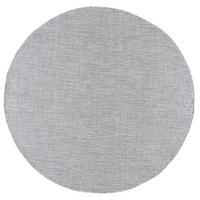 TEPPICH Grau In-Outdoor Einfarbig - Rund, Kurzflor, Modern, Minimalistisch - 240 x 240 cm - Dunkelgrau/Hellgrau, Textil (240/240cm) - Mazovia