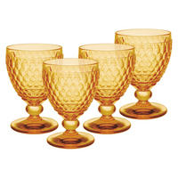 WASSERGLÄSER Boston Coloured Saffron 400 ml 4er Set - Gelb, Glas (0.25L) - Villeroy & Boch