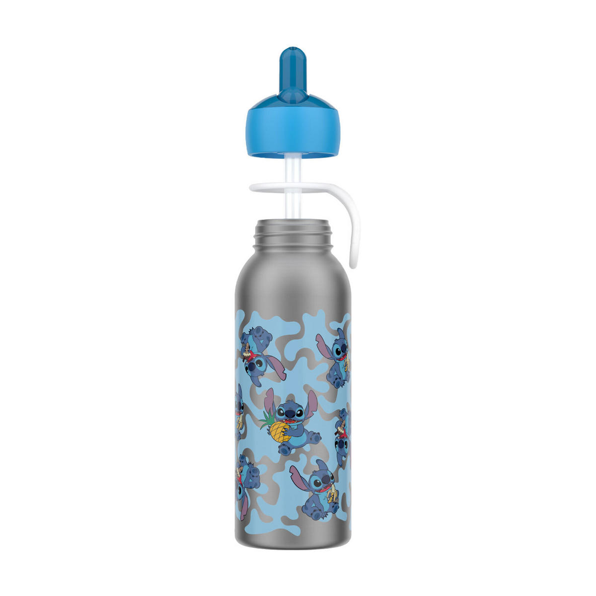 THERMOFLASCHE Campus (2025) Stitch 350 ml - Blau/Gelb, Metall (0.35L) - Mepal