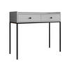 SCHMINKTISCH Tokirot 2SZ - Schwarz/Grau, Holzwerkstoff/Kunststoff (40/100/86cm) - MIRJAN24