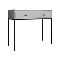 SCHMINKTISCH Tokirot 2SZ - Schwarz/Grau, Holzwerkstoff/Kunststoff (40/100/86cm) - MIRJAN24