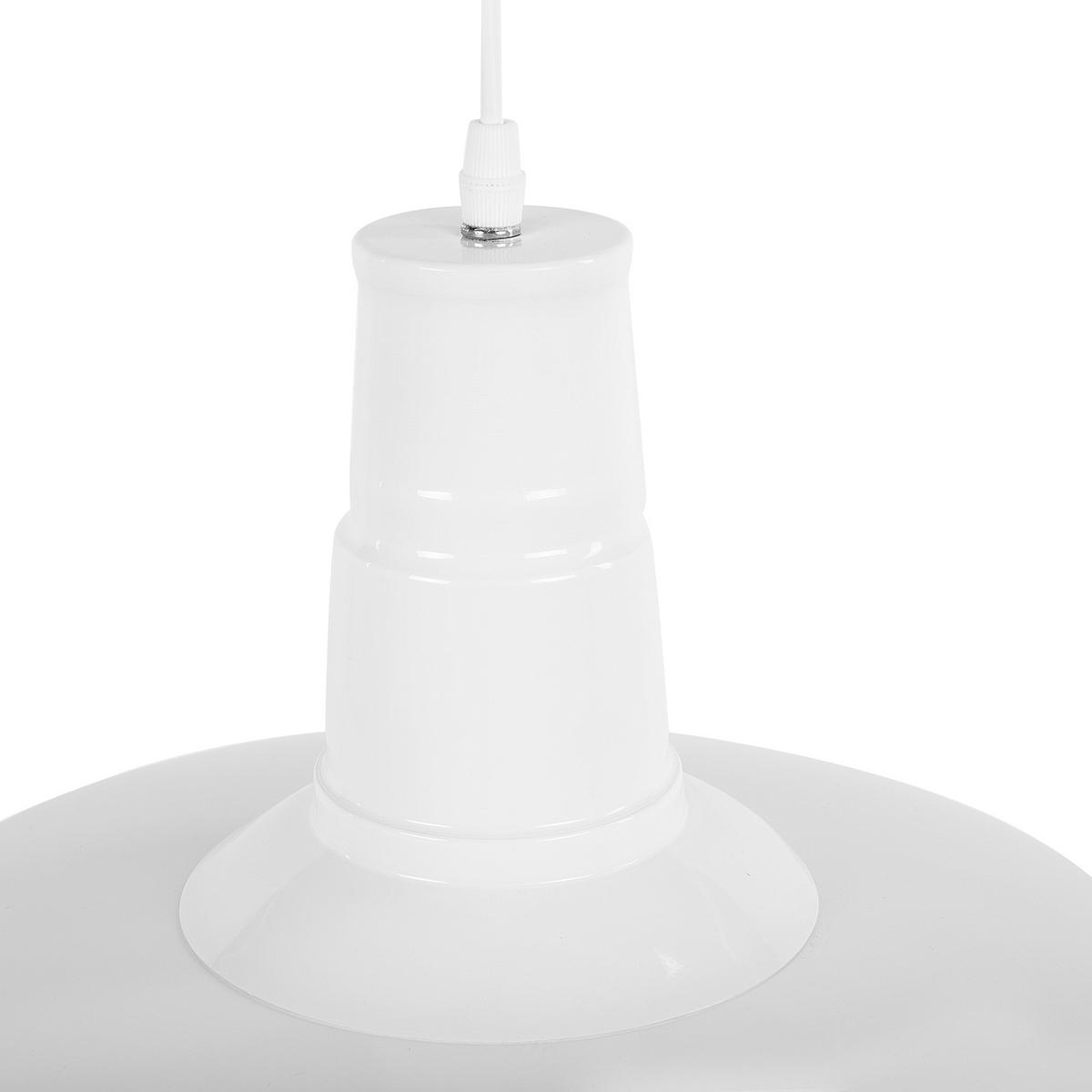 HÄNGELEUCHTE Bayou 46/46/177 cm - Weiß, Metall (46/46/177cm) - Beliani