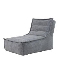 SITZSACK Lounger Dolce, Cord - Anthrazit/Grau, Kunststoff (76/72/90cm) - icon