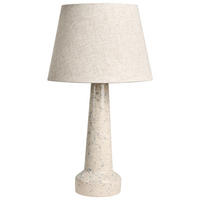 TISCHLAMPE Keramik Hellbeige Humuya - Blau/Beige, Keramik (28/28/50cm) - Beliani