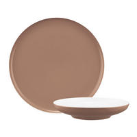 TAFELSERVICE Sento Home Pure Colors Cocoa Brown 12-tlg. - Hellbraun, Keramik (2/2/2cm) - Seltmann Weiden