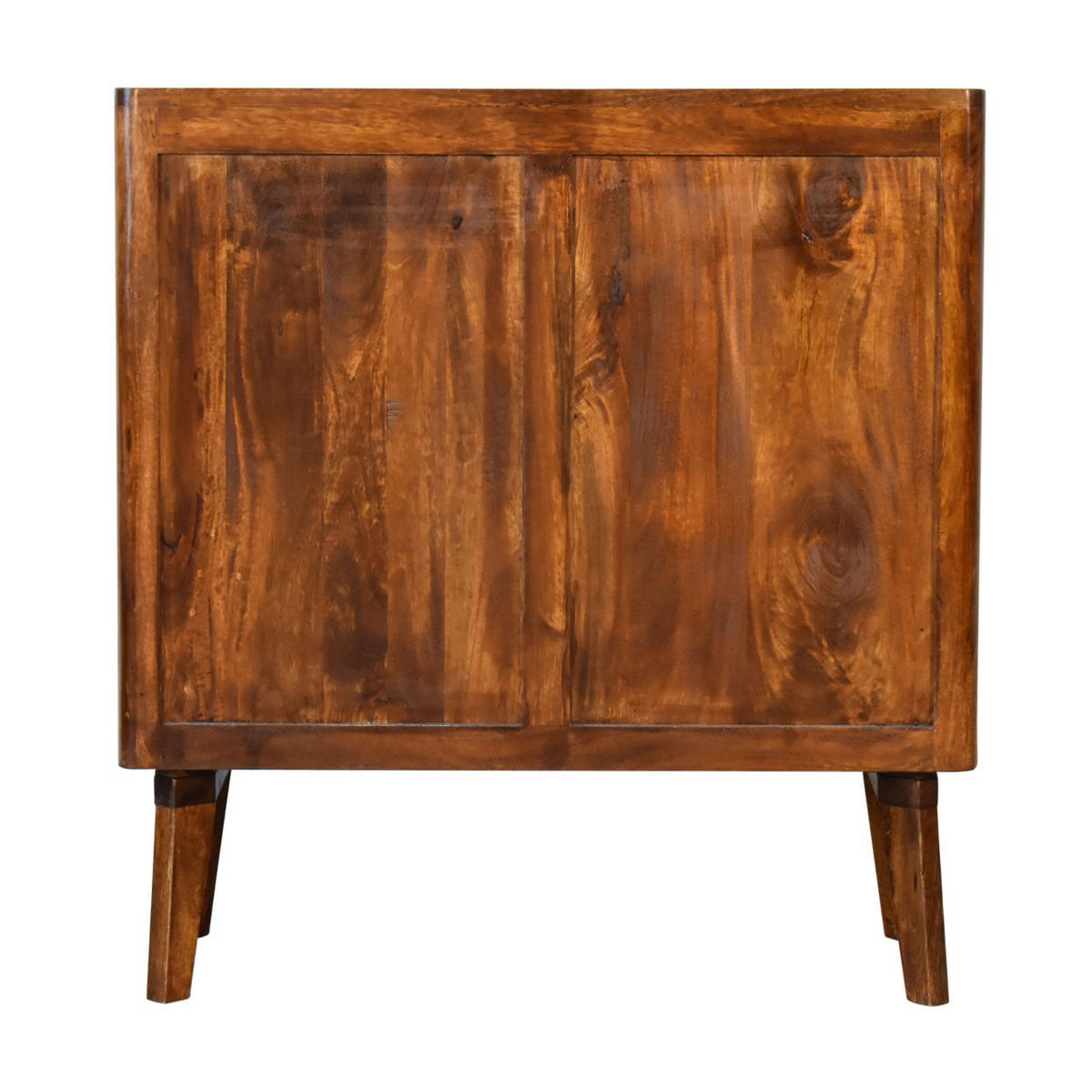 SCHRANK mit 2 Türen - Messingfarben/Braun, Holz/Metall (75/80/35cm) - Artisan Furniture