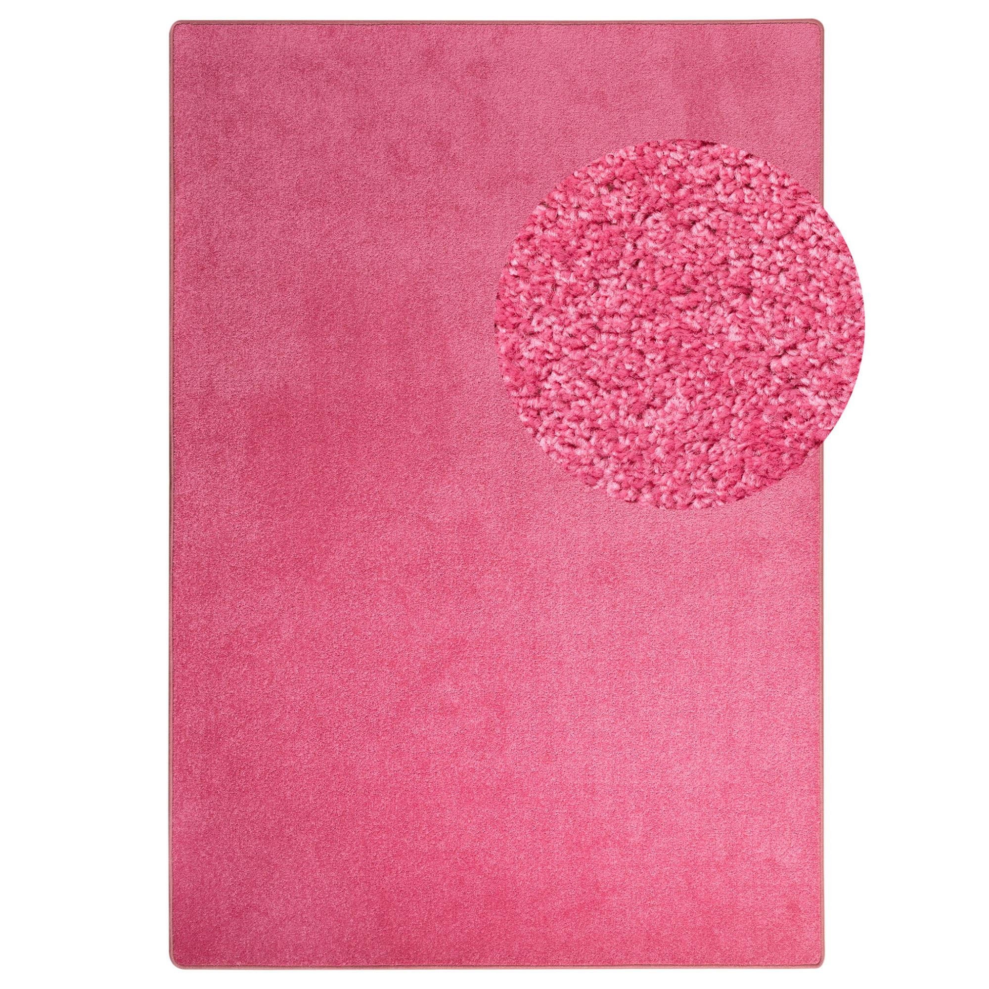 TEPPICH Ibiza 140/140 cm - Pink, Textil (140/140cm) - Steffensmeier