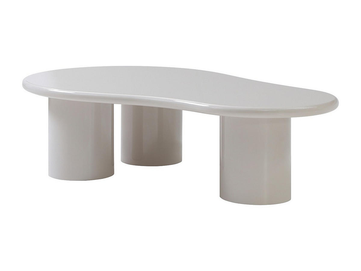 COUCHTISCH - 130 cm x 80 cm - holz - beige Olirena - Beige, Holz (80/130/35cm) - Vente-Unique