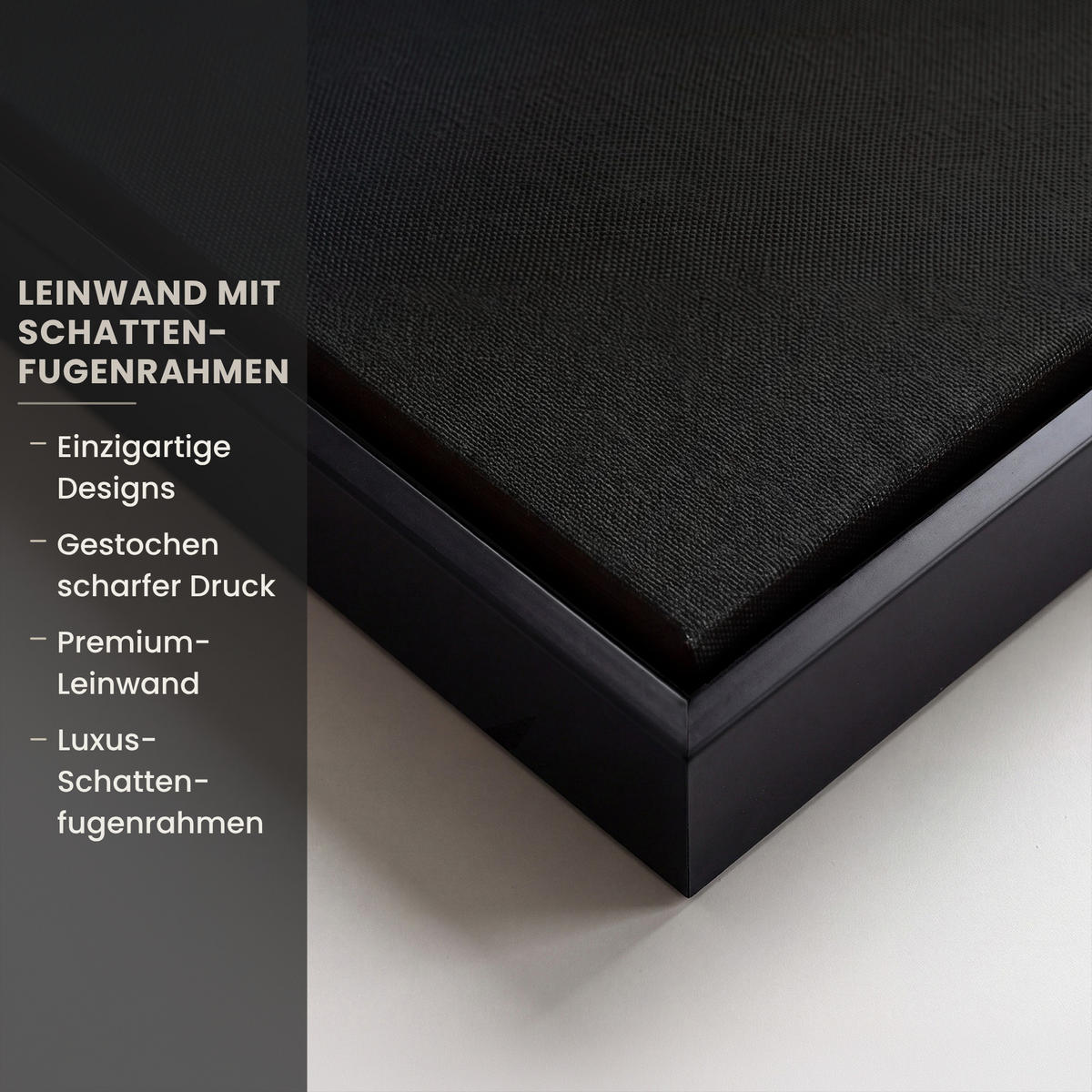 LEINWAND Bilder mit Rahmen - Frau - Gold - Porträt - Schwarz-Weiß - Luxus - 100x150 - Hellblau, Textil (100/150cm) - MuchoWow