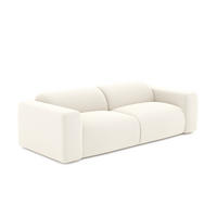 SOFA 4-Sitzer Bouclé-Stoff Creme 240cm - Creme, Textil (240/73/97cm) - Sia Home