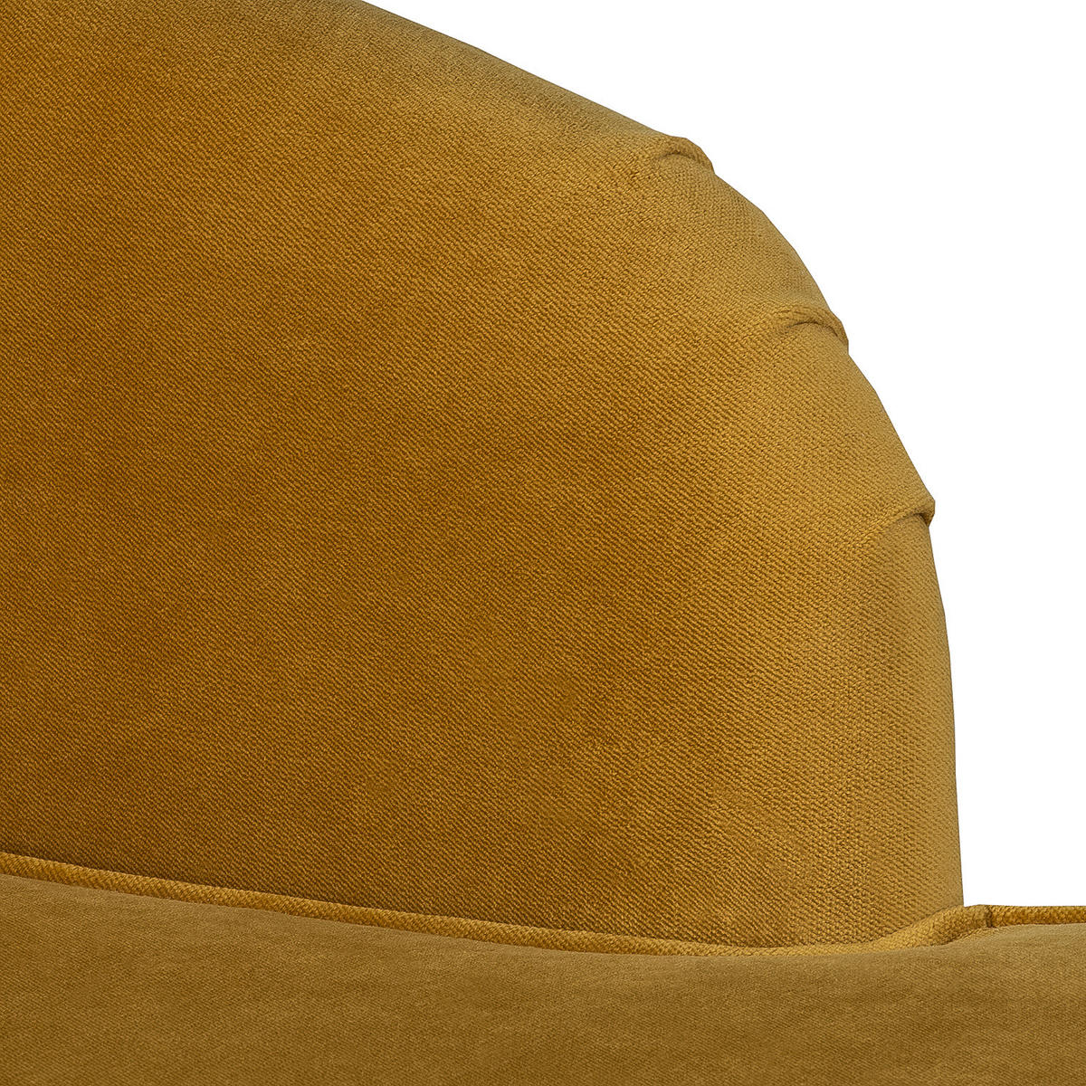 RECAMIERE - Gelb, Holz/Textil (165/77/82cm) - home24