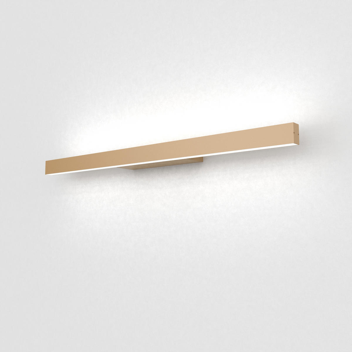 LED-WANDLEUCHTE - Goldfarben, Metall (7/60/3.1cm) - Lumicom