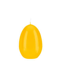EIKERZEN Klarlack Goldgelb 120 x Ø 80 mm, 6 Stück - Gelb, Paraffin (8/12/12cm) - Kopschitz Kerzen