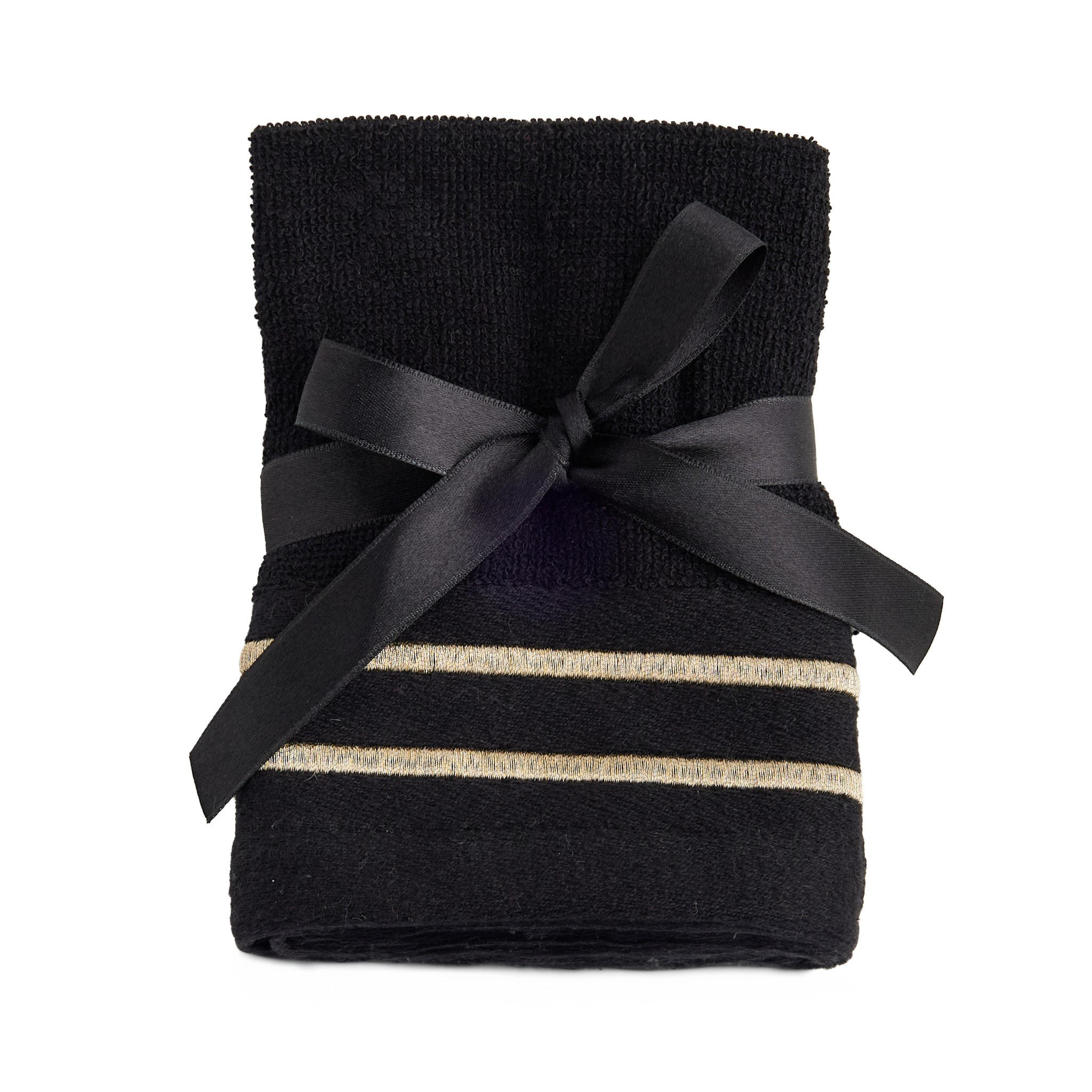 GÄSTETUCH-SET Aristo - Schwarz, Textil (30/30cm) - home&you