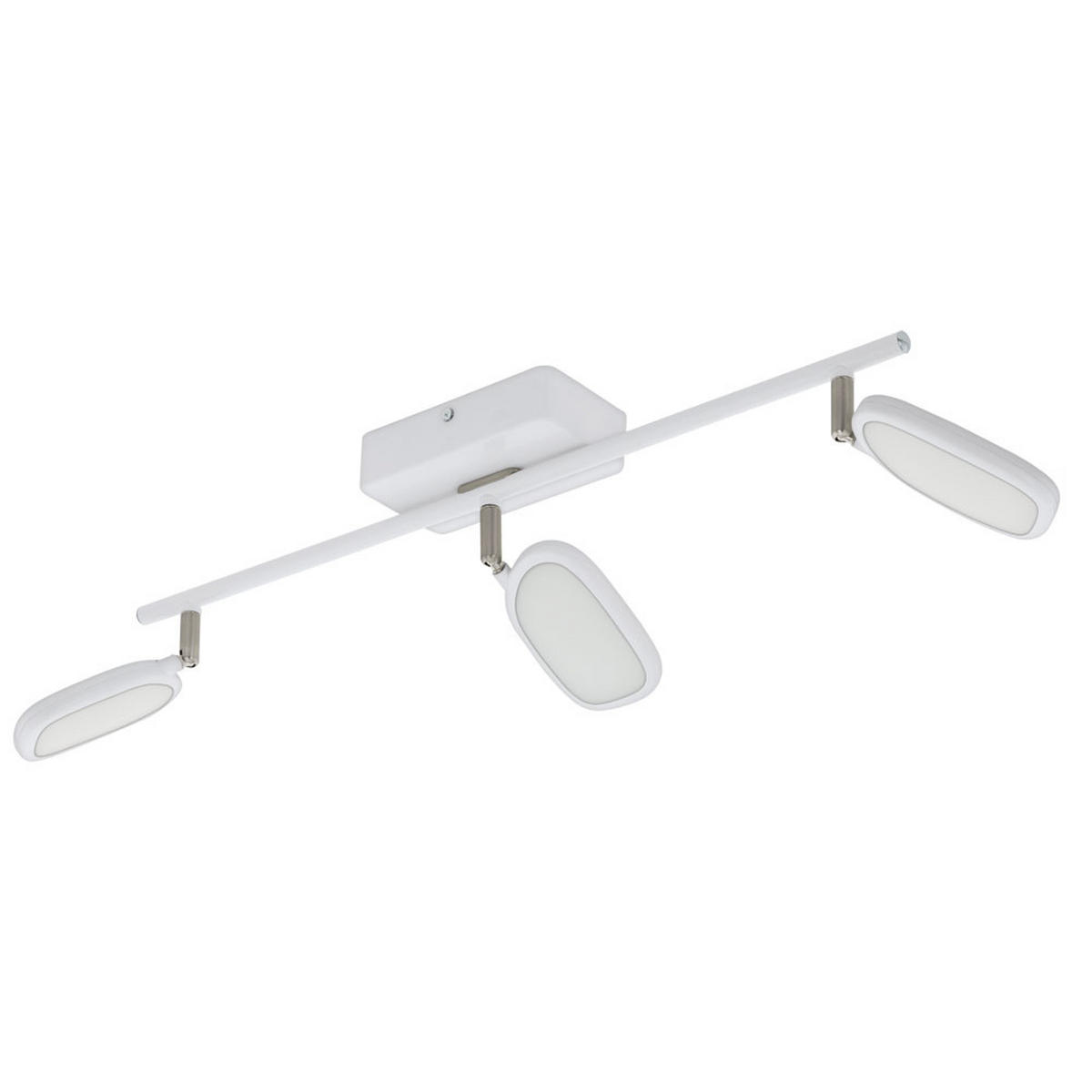 LED DECKENSTRAHLER Weiß schwenkbar - Weiß, Metall (59/8/8cm)