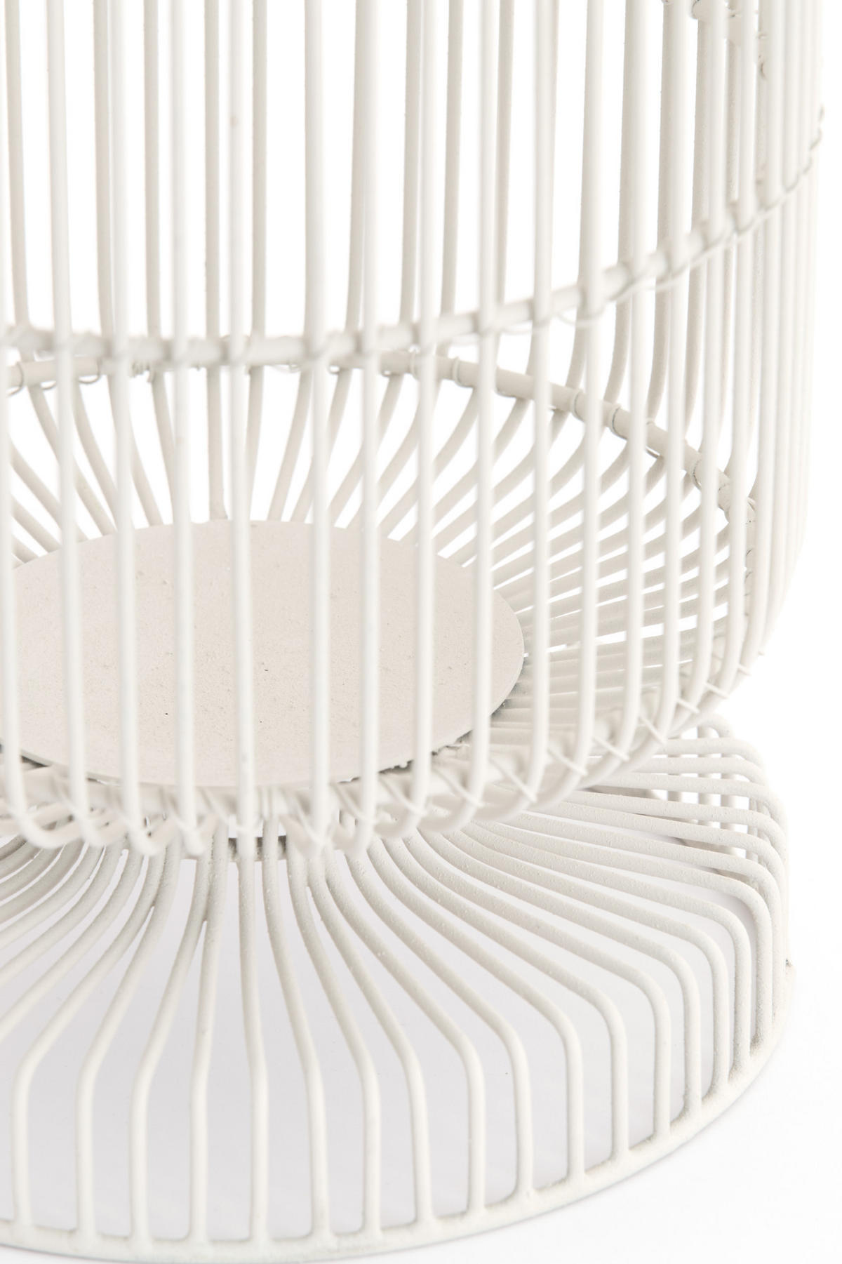 TEELICHT Galatro Weiß Ø20/34 cm - Weiß, Metall (20/34/20cm) - Light & Living