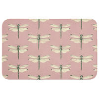 WC-VORLEGER Lillibells - Muster - Rosa Toilettenteppich 80x50 cm - Rosa, Kunststoff/Textil (80/1cm) - OnlyWow