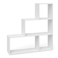 TREPPENREGAL Weiß 116.8 x 123.2 cm - Weiß, Holzwerkstoff (116.8/123.2/29cm) - Vicco