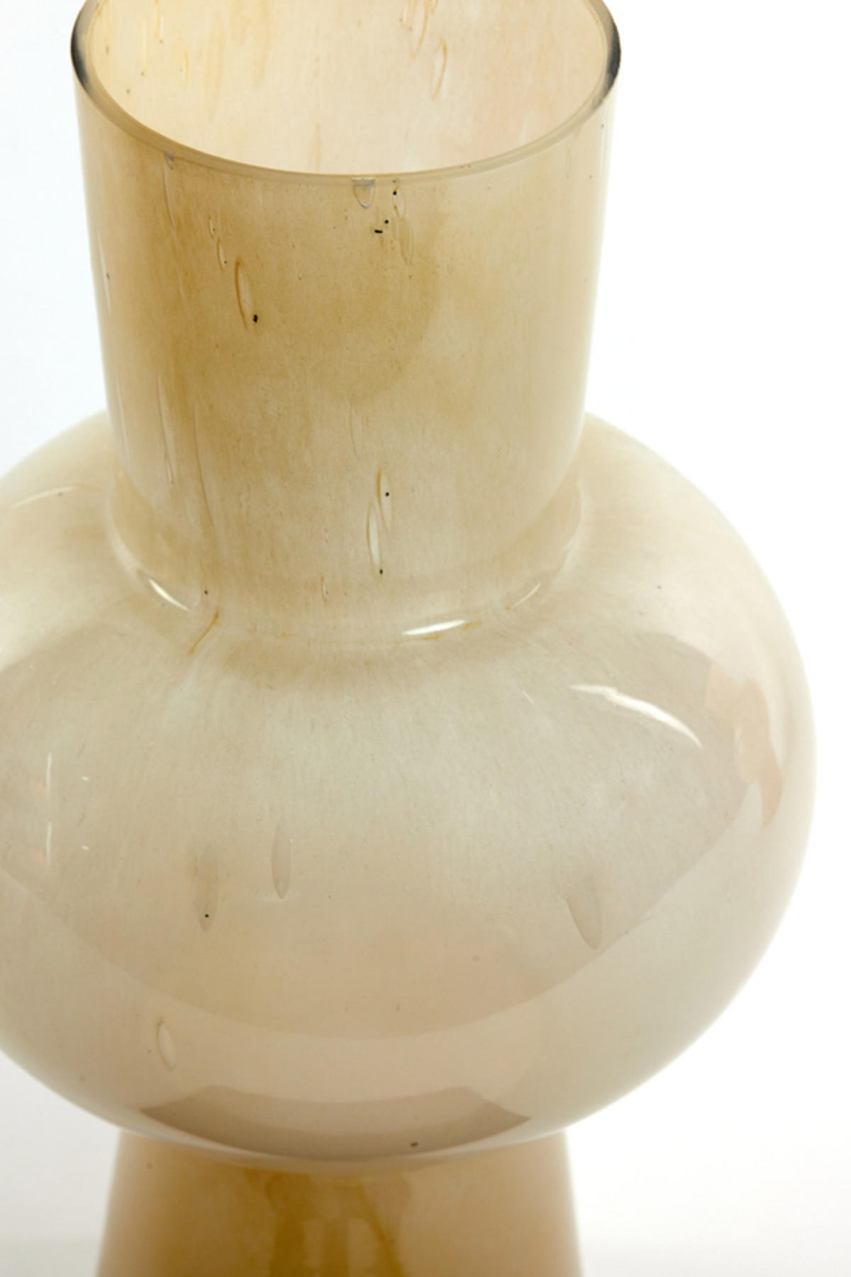 VASE Halley Braun Ø18/28,5 cm - Braun, Glas (18/28.5cm) - Light & Living