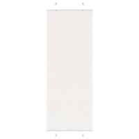 PLISSEE 70/200 cm Stoffbreite 69,4 cm aus Polyester Weiß - Weiß, Textil (70/200cm) - vidaXL