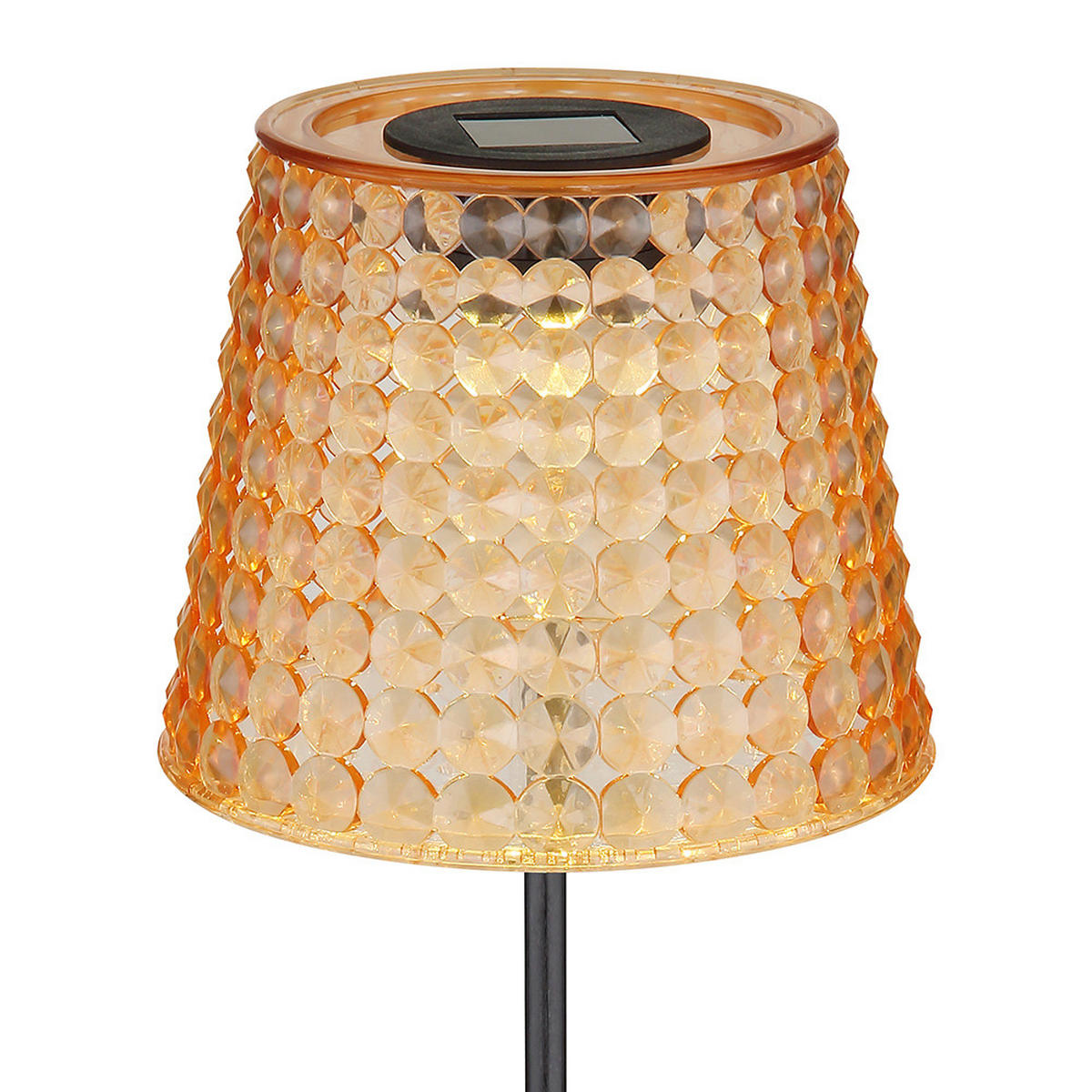 LED AUSSENLEUCHTE Kunststoff Schwarz - Schwarz, Kunststoff (12.5/12.5/60cm) - Globo Lighting