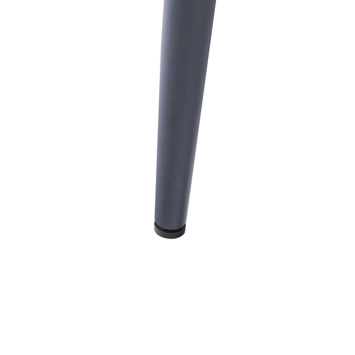 KONFERENZTISCH 90/180 cm Grauer Marmor Tolentino - Dunkelgrau, Kunststoff (180/90/75cm) - Beliani
