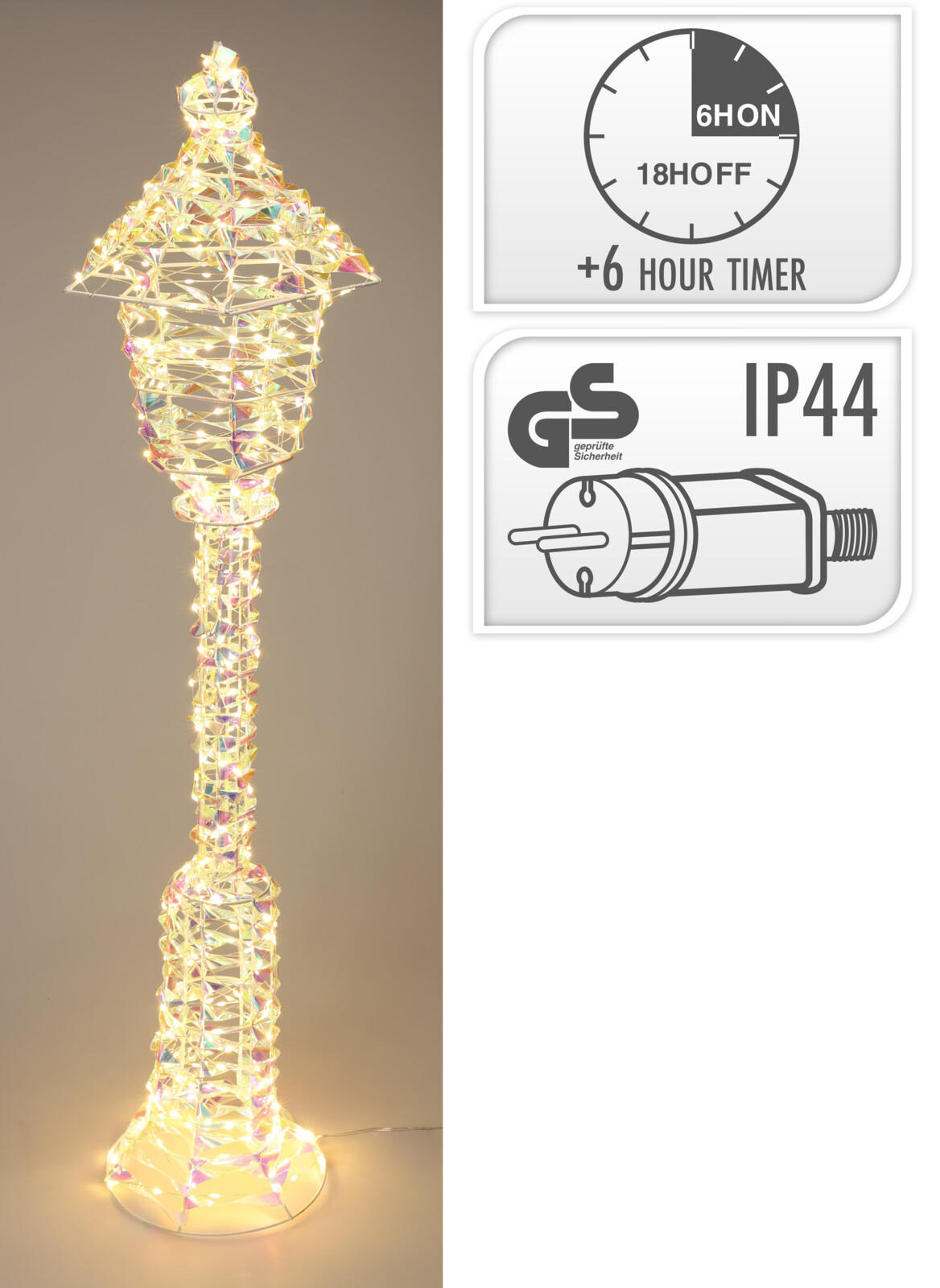 LATERNE Leuchtend Ø 90 cm - Goldfarben, Metall (21/90/21cm) - Home Styling Collection