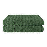 DUSCHTUCHSET Neapel 2-teilig - Dunkelgrün, Textil (70/140cm) - SCHIESSER