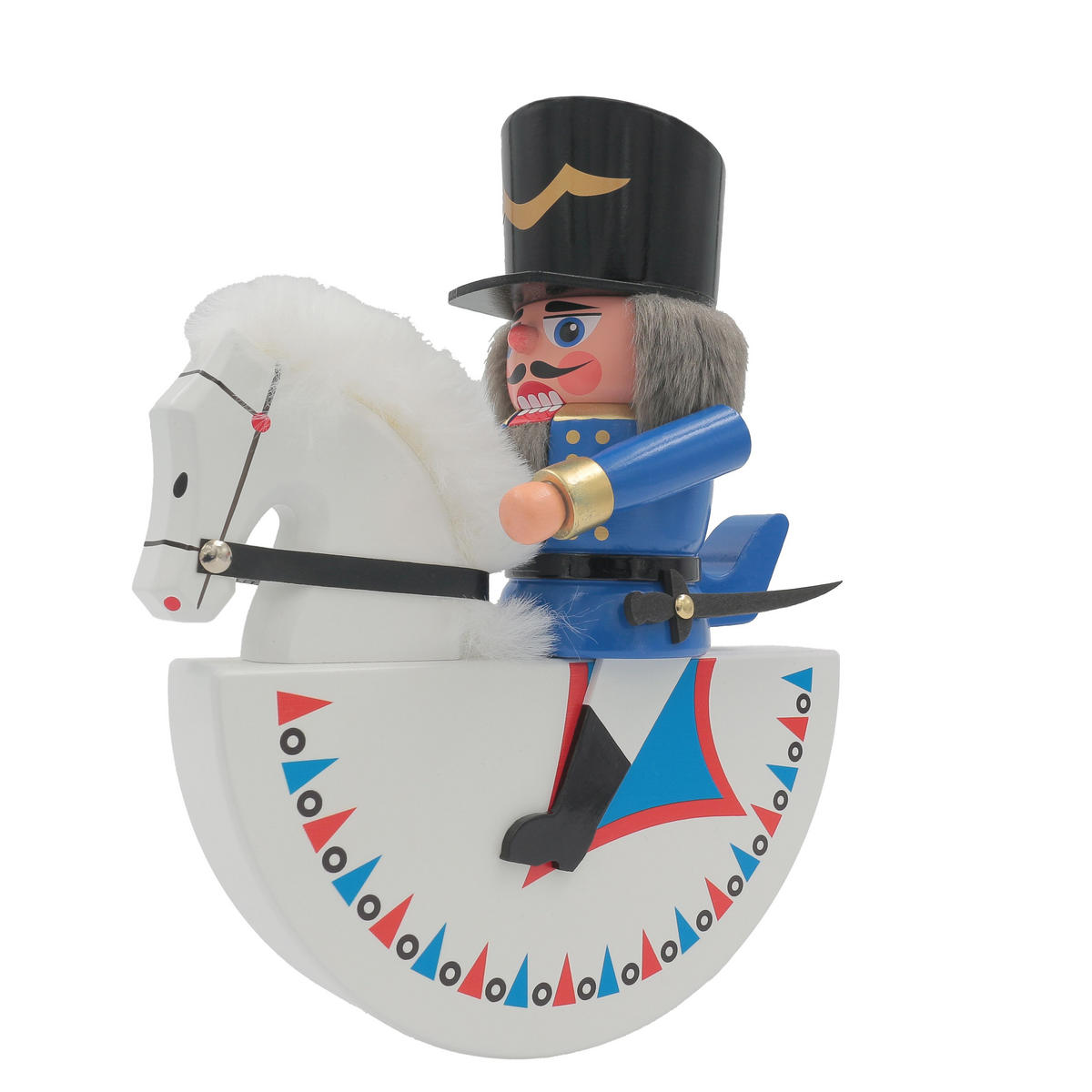 NUSSKNACKER Reiterlein Blauer Husar 22 cm - Blau, Metall (20/22/8.5cm)