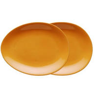 TELLERSET 2 tlg. orange - Orange, Keramik (17cm) - Luigi Colani Porzellan