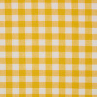 BAUMWOLLSTOFF Meterware Vichy-Karo gelb-weiß, 150 cm - Gelb, Textil (150/100cm) - Homescapes
