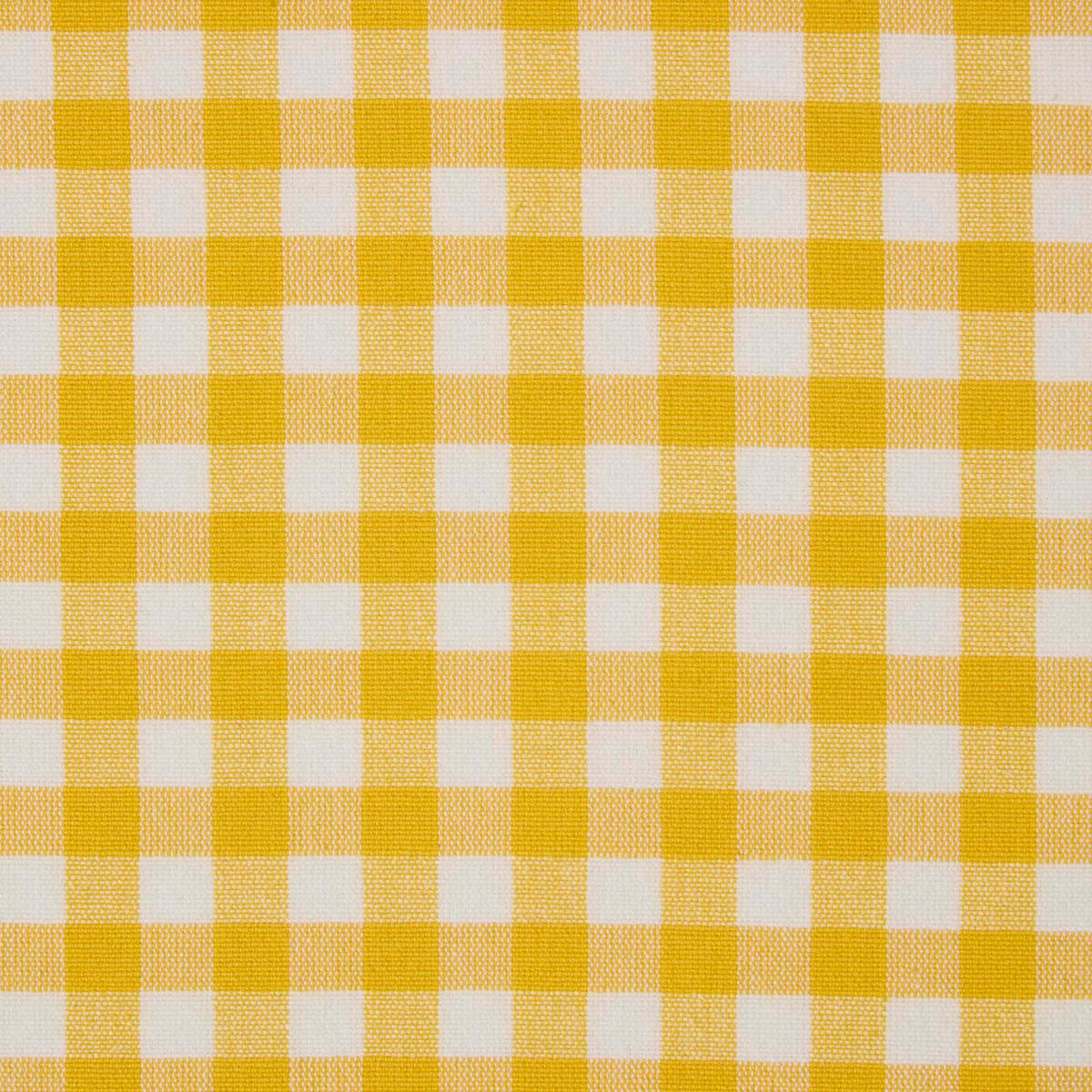 BAUMWOLLSTOFF Meterware Vichy-Karo gelb-weiß, 150 cm - Gelb, Textil (150/100cm) - Homescapes