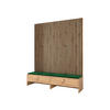 GARDEROBE Balma V - Grün, Holzwerkstoff (170/206/44cm) - MIRJAN24