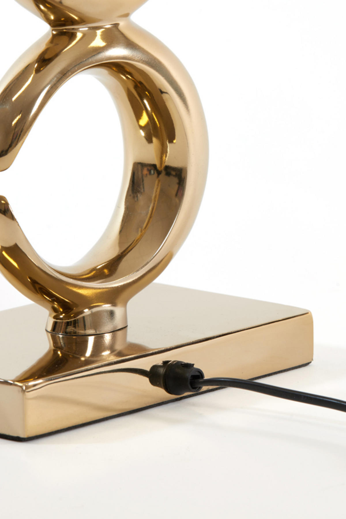 LAMPENFUSS Mond Gold Ø23/65 cm - Goldfarben, Metall (23/13/65cm) - Light & Living