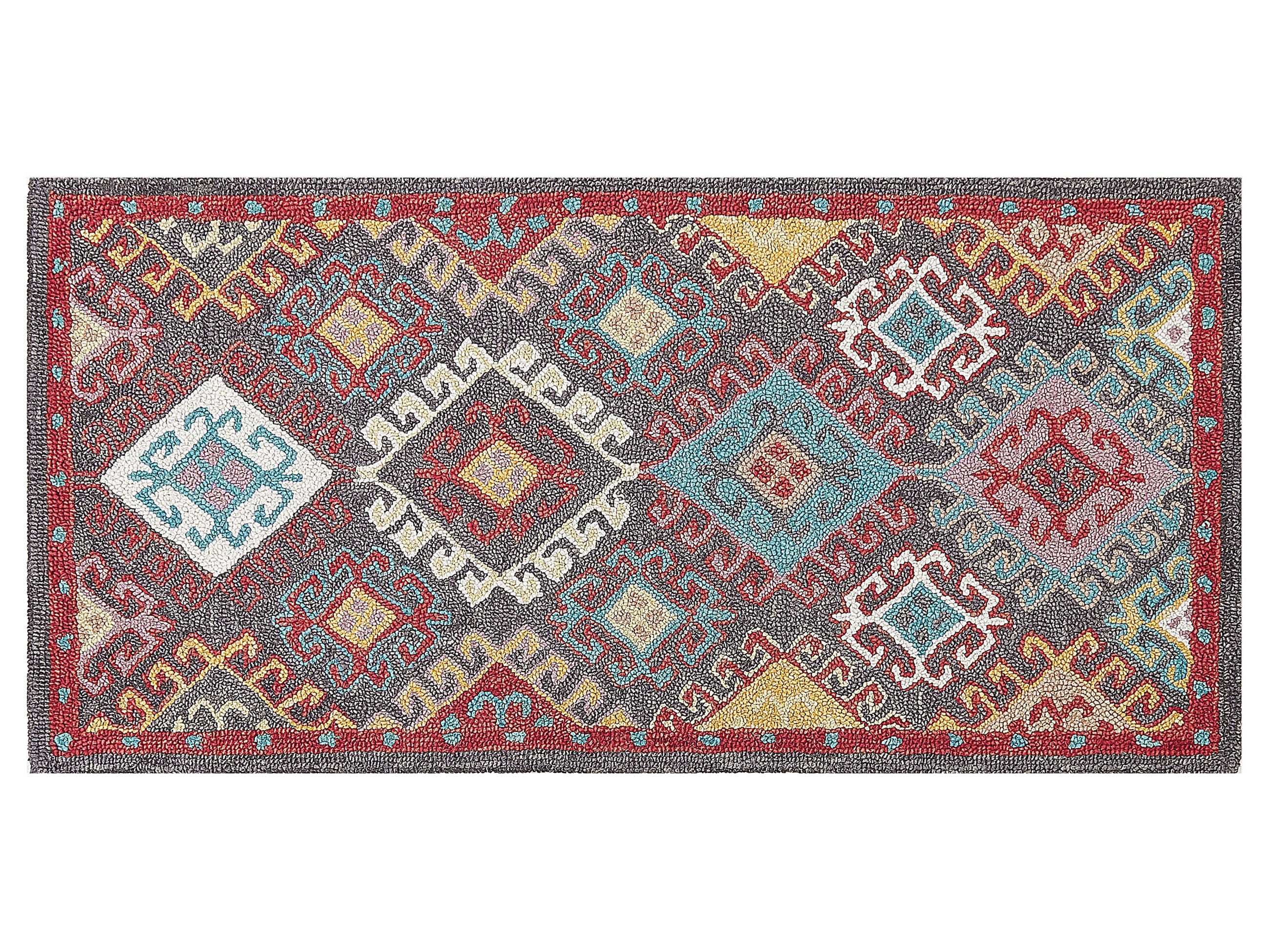 VINTAGE-TEPPICH Finike 150/80 cm - Multicolor, Textil (80/150cm) - Beliani