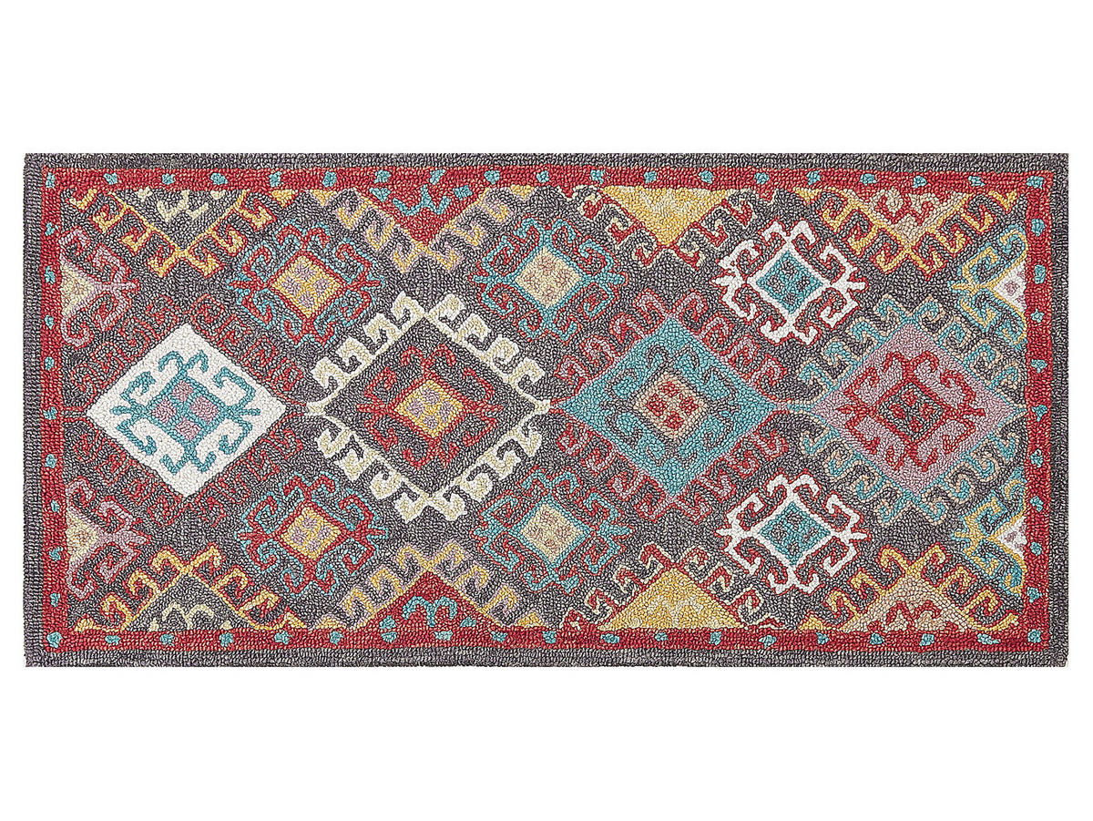 VINTAGE-TEPPICH Finike 150/80 cm - Multicolor, Textil (80/150cm) - Beliani